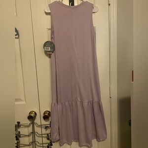 Rachel Zoe Tiered Purple Maxi Dress Casual